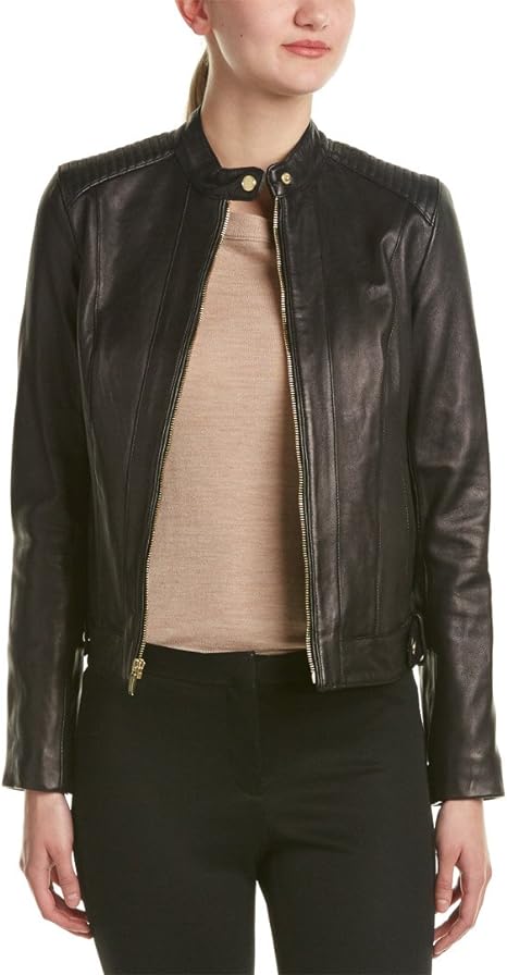 Racer Leather Jacket Women