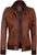 Hooded Leather Jacket Women - Real Lambskin Black And Brown Womens Leather Jackets with Removable Hood
