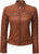 Cafe Racer Leather Jacket Women