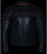 Leather SH1408 Men's Sporty Crossover Vented Black Motorcycle Leather Scooter Jacket