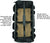 Custom Leathercraft WORK GEAR 1579 20 Inch, Open Top, Soft Sided Tool Box, 27 Pockets