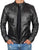 Leather Jackets For Men - Real Lambskin Black and Brown Motorcycle Mens Leather Jacket