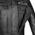 Men's Commuter Premium Natural Buffalo Leather Motorcycle Jacket CE Armor Conceal Carry Gun Pockets Cruiser Biker Black L
