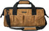 Tool Bag, Heavy Duty Waxed Canvas Bag for Gear, Tools, Supplies and Equipment (18", Tan)