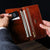 Long Leather Wallet - Suit Wallet - Bifold Mens Leather Wallet - Checkbook Wallet - Tall Billfold Card Wallet - Slim Wallet Made in Italy