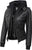 Hooded Leather Jacket Women - Real Lambskin Black And Brown Womens Leather Jackets with Removable Hood