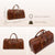 Leather Duffle Bag - Full Grain Leather Travel Bag for Men and Women - Carry on Duffel Bag